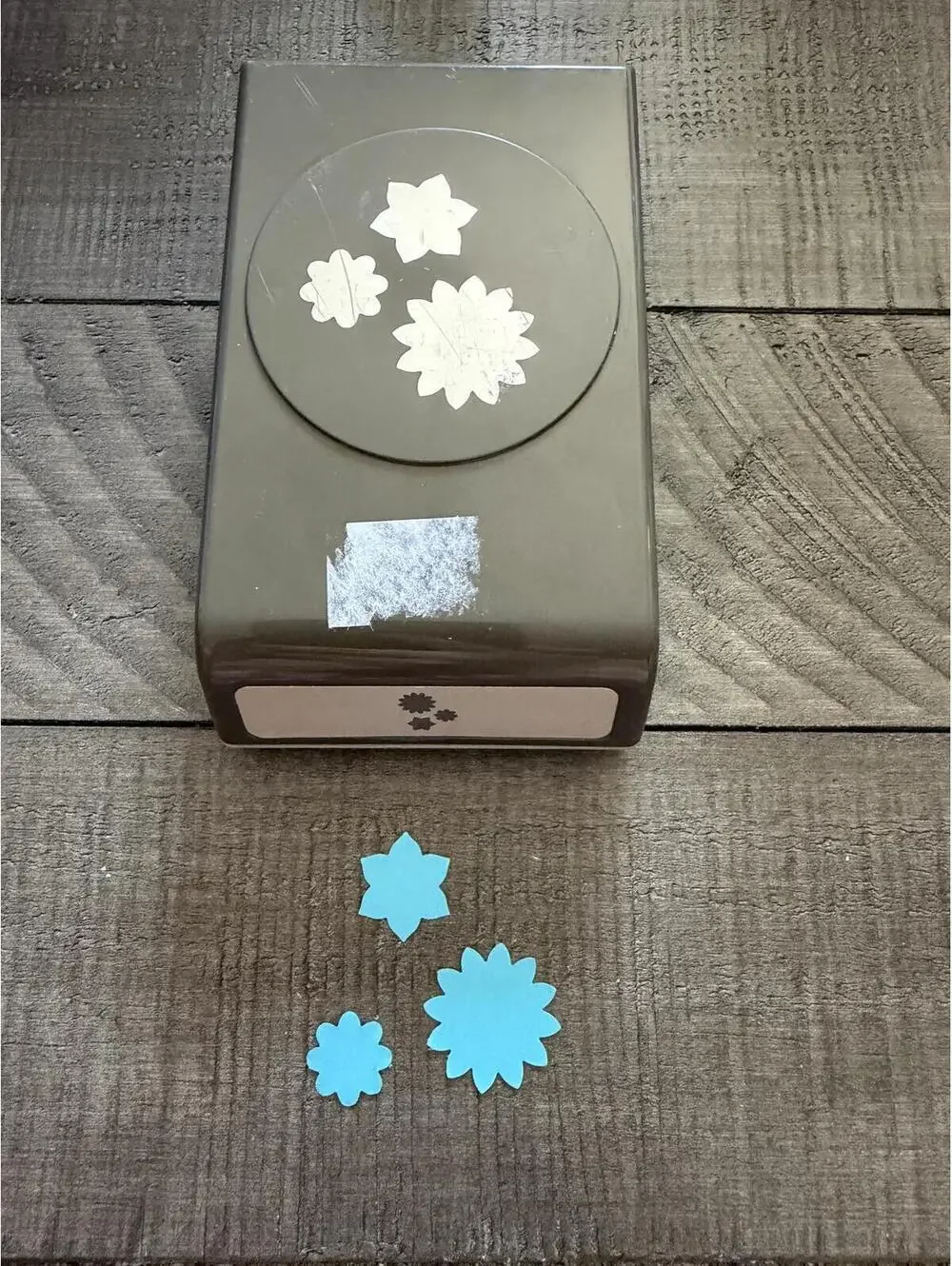 Stampin’ Up Boho Blossom flower shape punch